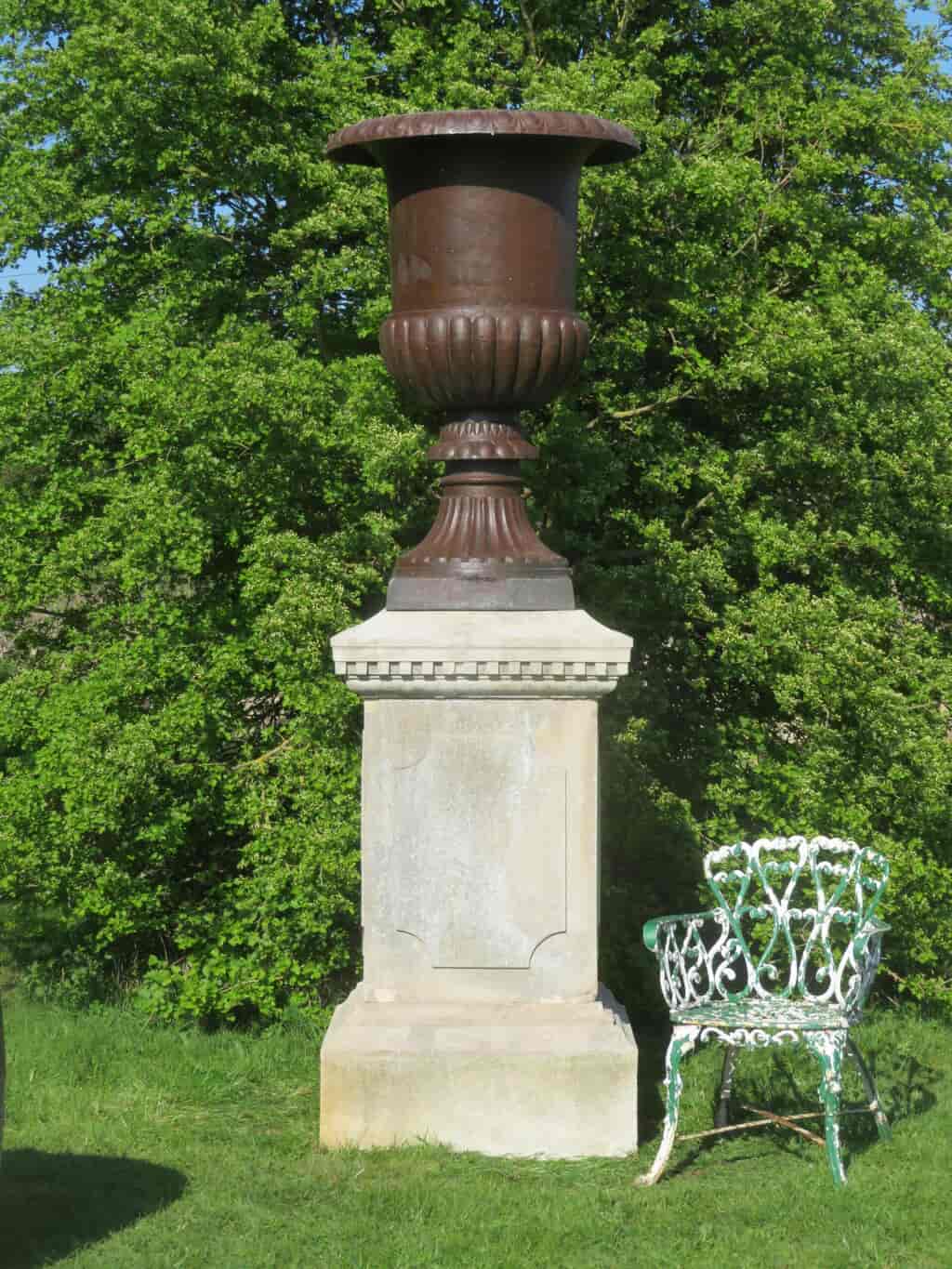 cast-iron-garden-urn-with-antique-stone-pedestal
