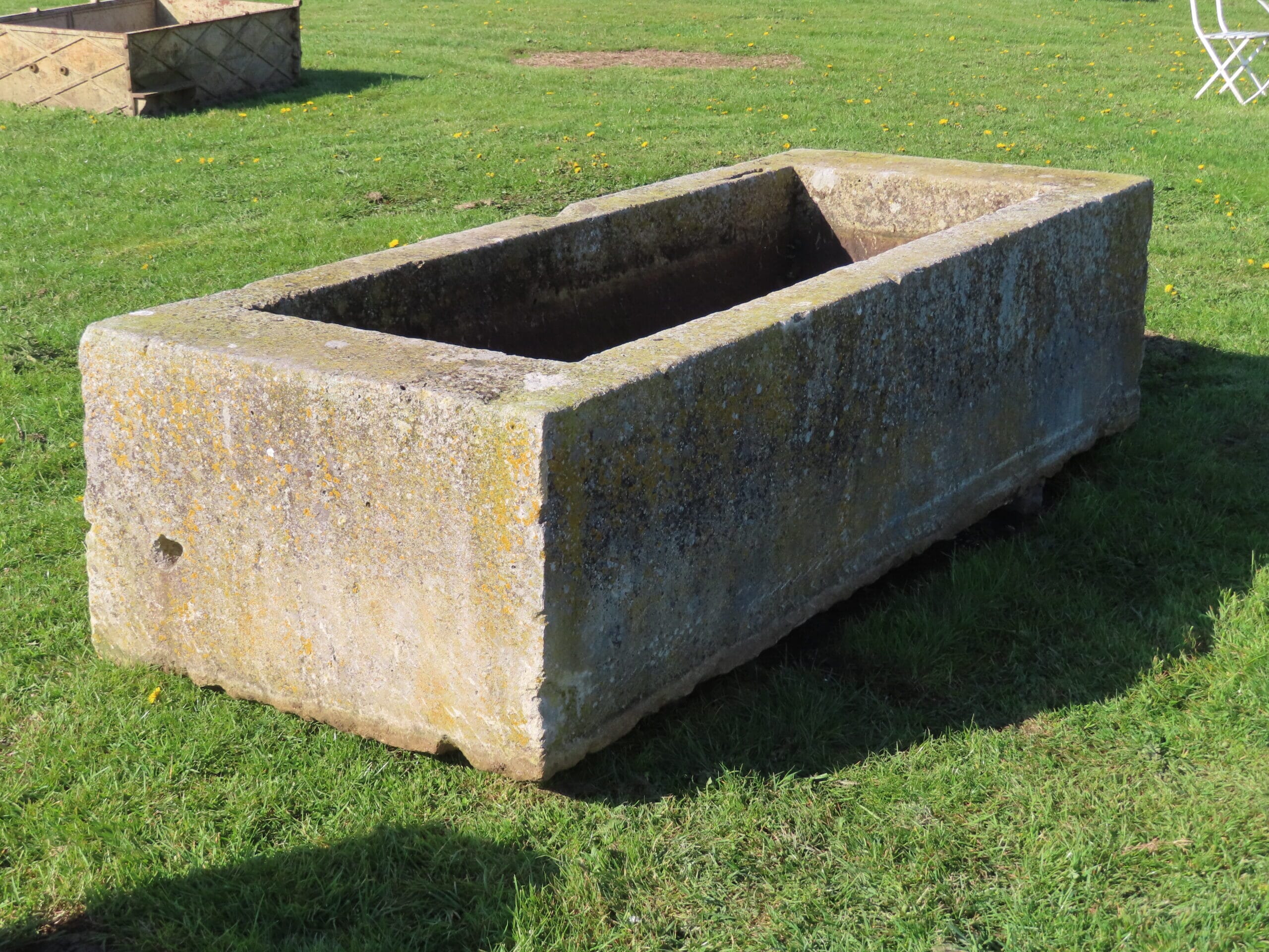 Round Antique Stone Trough 