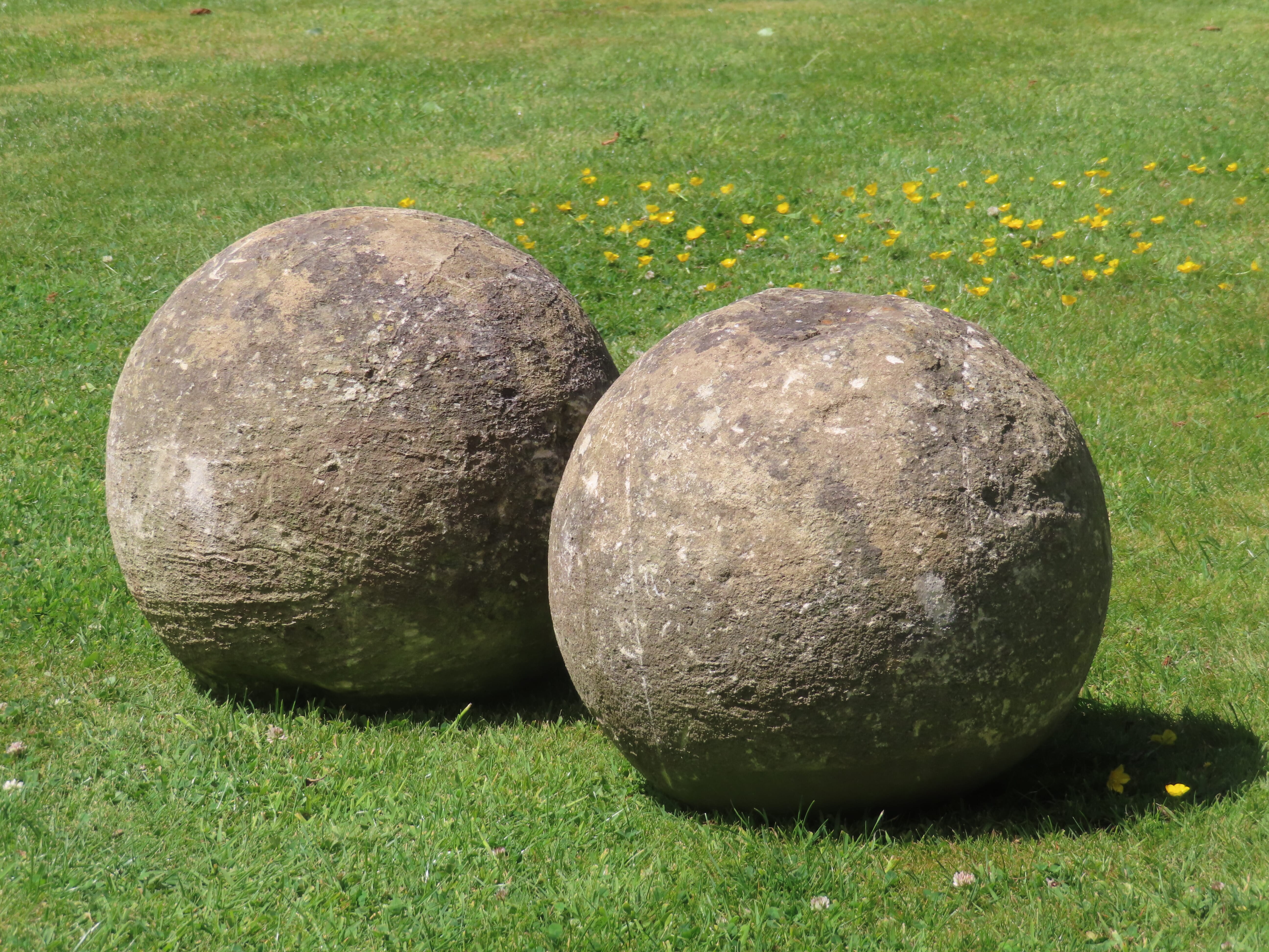 garden-antique-stone-balls